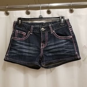 Cowgirl Tuff skull shorts